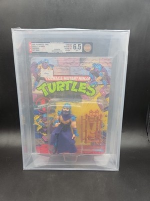 1988 TMNT Ninja Turtle Shredder UNPUNCHED 10 Back  Soft head AFA 6.5 