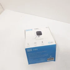 Blink Mini Indoor Plug-in HD Smart Security Camera. New, Open Box