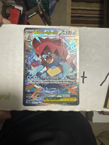 Pokemon Mega Feraligatr ex 274/217 SIR Ascended Heroes Special Illustration Rare
