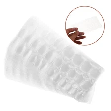  60 Sheets Glue Tabs Double Sided Nail Tape Adhesive Double-sided