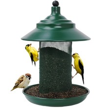 Finch Feeder AllMetal Squirrel Proof Thistle Nyjer Bird Feeder for Outdoors,...