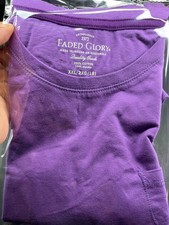 Faded Glory Girl's Purple Tee Size XXL 18