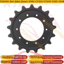10 Holes 17 Teeth Sprocket for John Deere CT329D 323E CT323 CT333D 319E Heavy
