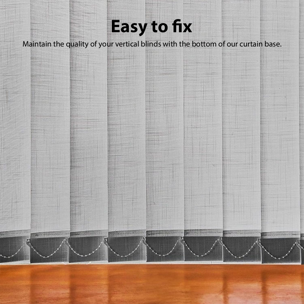 10PCS Replacement 3.5" Vertical Blinds Bottom Weights Spares Part Blind