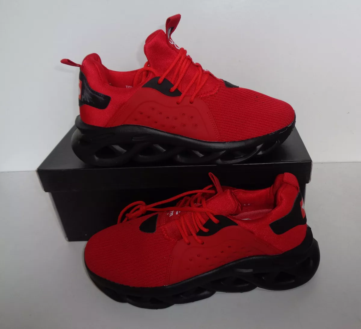 Mens Memory Foam Lace Up Gym Trainers Running Casual Shoes New UK Sizes 7 12