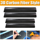 <!--F#f_0-->4x Car Carbon Fiber Door Plate Sill Scuff Cover Sticker Anti-Scratch ↑<!--F/-->