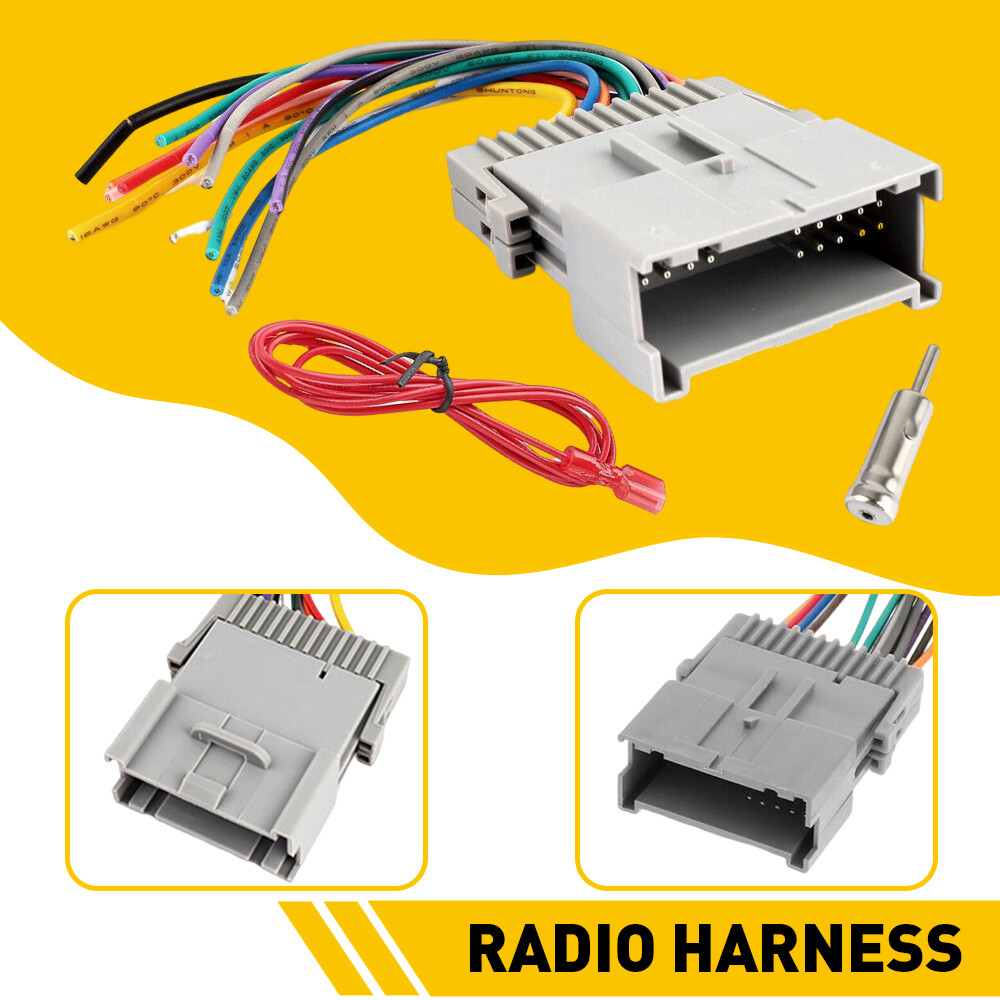 For Buick Chevrolet Hummer GMC Pontiac Car GM Wire Harness &FM Adapter Connector