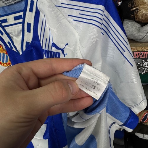 RCD ESPANYOL 1994 1995 HOME FOOTBALL SHIRT SOCCER JERSEY PUMA SIZE SMALL - Picture 8 of 12