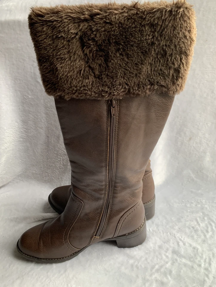 Bota Alta Campbell Marrón Softspots Para Mujer Talla US 8.5 LEER Foto 3 de 4