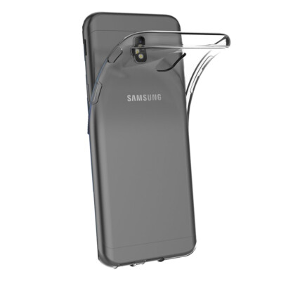Dünne Transparente Silikon Schutzhülle Clear Case für Samsung J3 DuoS 2017