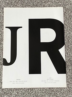 Rare Vintage 1994 UK Magazine Art Advert Picture John Richmond Destroy Ad 90's