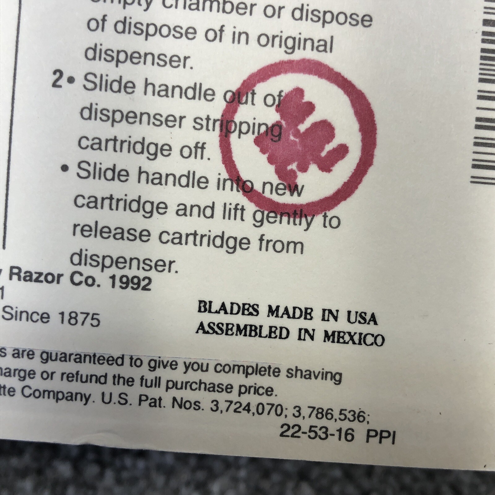 Vintage Personna 2 Razor Twin Blade Cartridges For Trac II USA NOS 10 Pack