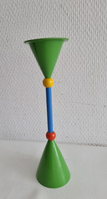 Memphis Style Design Kerzenständer Kerzenleuchter Kerzenhalter mehrfarbig Metall