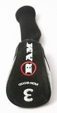 RAM Golf 3 Iron-Wood Hybrid Golf Club Head Cover Headcover Red Black Silver