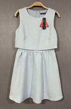 New LOVE LABEL Women’s Overlay Mini Dress (Size UK 8)