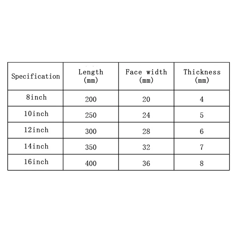 1pc 8/10/12/14 Inch Aluminum Plate File High Carbon Steel Woodworking Rasps - Image 2 of 4