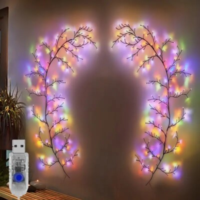 Weihnachtsbeleuchtung 96LED USB 8 Modi Wandbeleuchtung