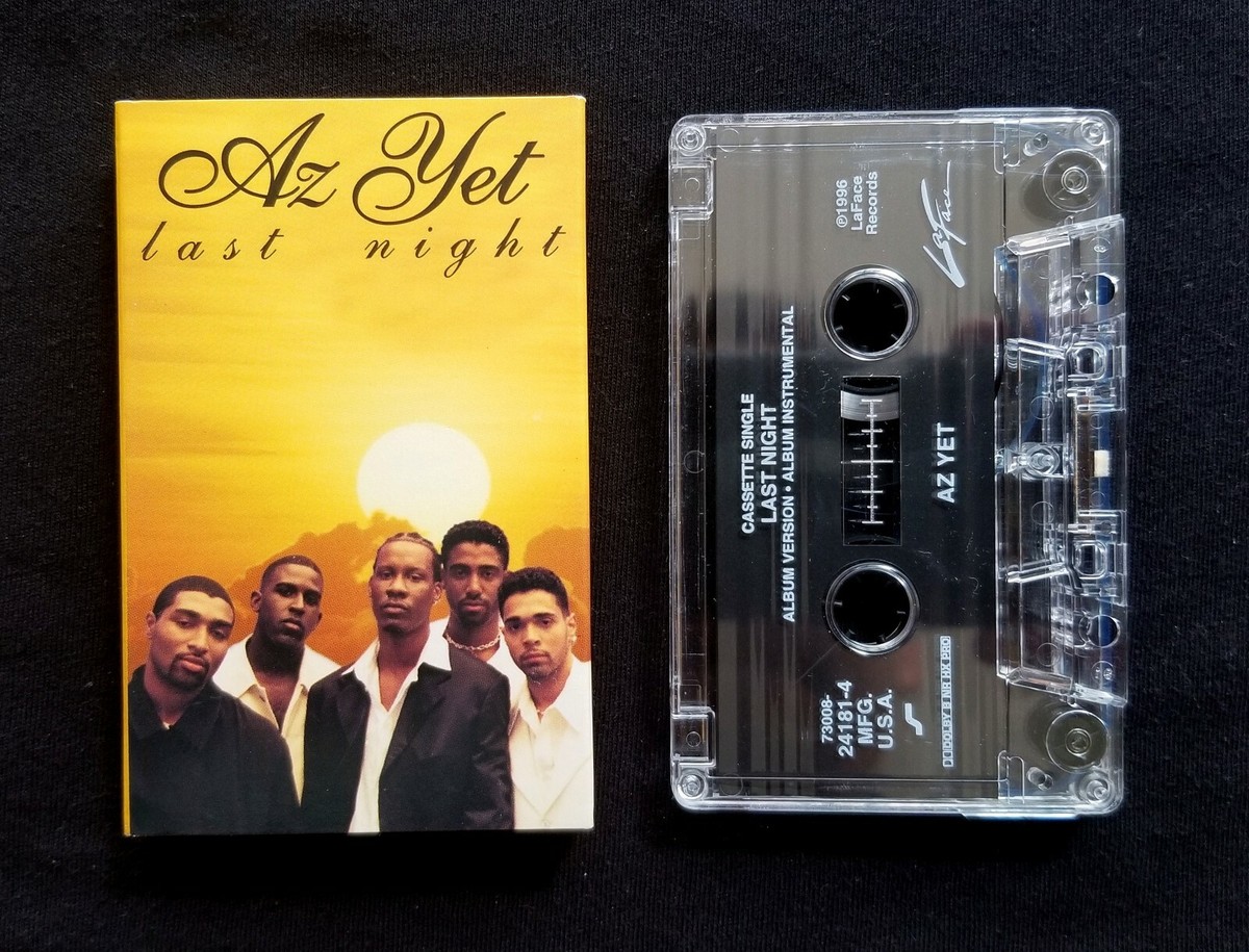 AZ YET - Last Night (Cassette Single R&B Motown Soul) 1996 | eBay