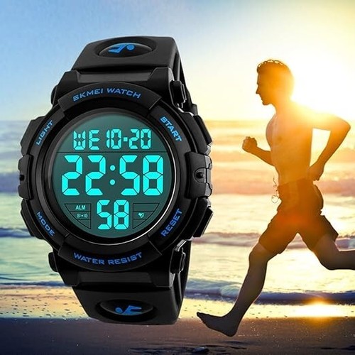 Reloj deportivo digital para hombre, para uso al aire libre o al hacer deporte - Imagen 7 de 7