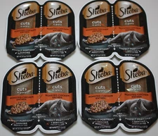 Sheba Cuts in Gravy Roasted Chicke Entree (4-Twin Packs = 8 Servings)  EXP 12/25