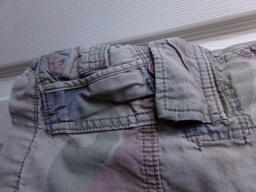Vtg Boys Size 6 GAP Camouflage Shorts SLIM Classic CAMO Hunting ADJUSTABLE WAIST - Picture 9 of 13