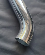 Universal 3 inch 76mm Aluminum  Silver Cold Air Intake Pipe Induction Kit +Clamp