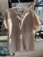 ECO Generation by Cintas scubs size medium brown Top