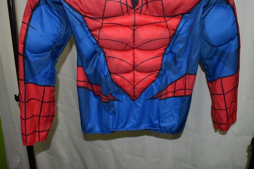 RUBIES MARVEL SPIDER-MAN MUSCLE CHEST COSTUME * BOYS SIZE LARGE TOP ONLY - Picture 3 of 8