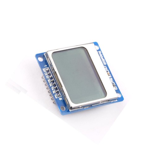 NOWY 84x48 Nokia moduł LCD niebieski adapter podświetlenia PCB Nokia 5110 LCD do Arduino - Zdjęcie 1 z 4