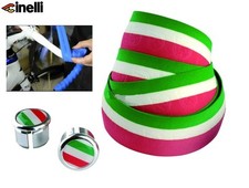 Nastro Manubrio "Cinelli" in Cork Flag Italia per Bici 26-28 Fixed Scatto Fisso