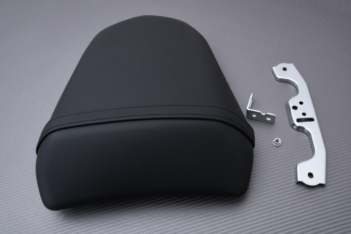 Siège arrière KAWASAKI ER6N 2012-2016 : selle passager noire d'origine en simili cuir