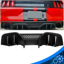 Rear Bumper Lip Diffuser Lower Valance For 2015 2016 2017 Ford Mustang R-Spec V2