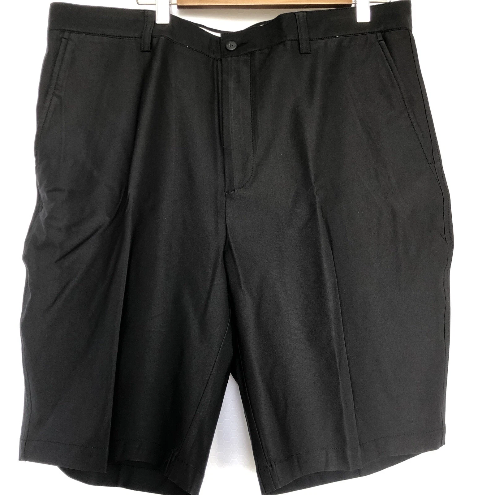 FootJoy FJ Men Casual Golf Shorts Navy Blue Men's Flat Front Size 38 Polyester