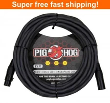 Pig Hog PHMH25GR Hex Series Mic Cable, Grey 25ft-NEW