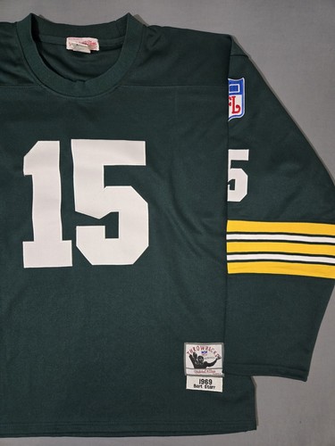 Bart Starr greenbay packers jersey mens 54 XL-2XL mitchell & ness authentic 1969 - Picture 7 of 15