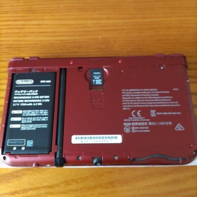 Nintendo New 3DS LL XL Console only Metallic Red Nintendo New 3DS