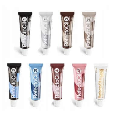 REFECTOCIL Eyebrow Tint Black Natural Brown Eyelash Tinting Dye Henna 15ml