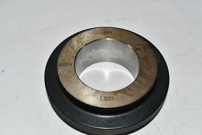 Dyer 2.5020 X E9P07B Master Bore Ring Gage Smooth 