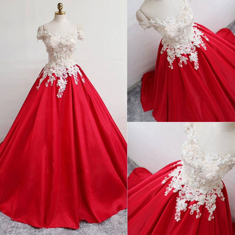 Beautiful Maroon Color Bridal Dress - Fab By Amirah