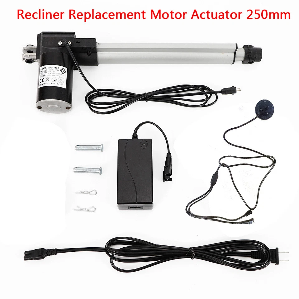 MARKENLOS 250mm Elektro Hubmotor Recliner Motor Replacement Motor Kit für Sessel Stuhl