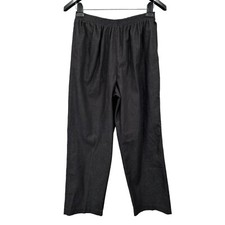 Alfred Dunner Size 14 Black Proportioned Medium Classics Pants Casual Comfort