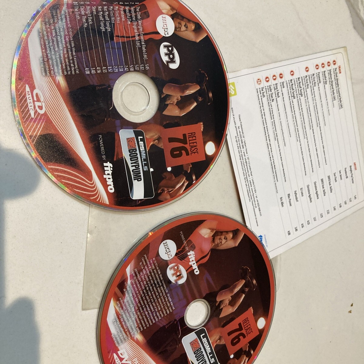 ウエイトトレーニング LESMILLS BODYPUMP CD DVD Les Mills