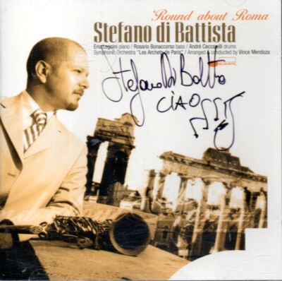Stefano di Battista - Round about Roma,rare und signierte Blue Note-CD von 2002!