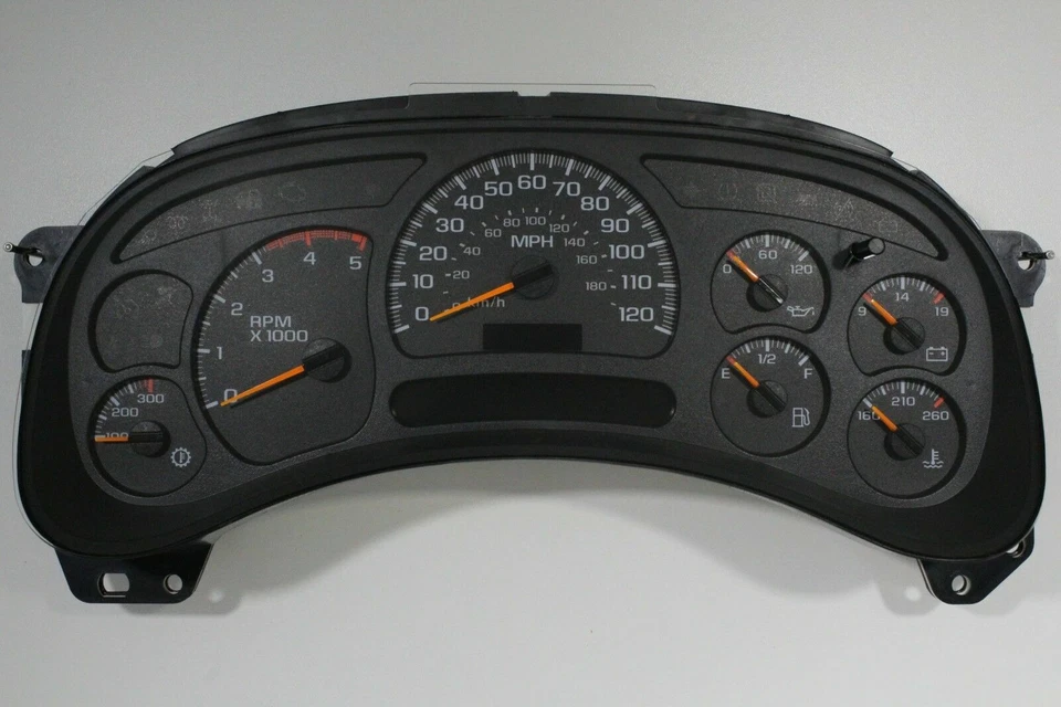 2003 2004 03 04 Chevrolet DURAMAX Diesel 2500HD Heavy Duty Cluster 15182149 - Image 2 of 2