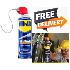 WD 40 Multi Use EZ Reach Flexible Straw Rust Corrosion Squeaks Mechanisms