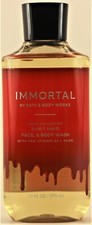 Bath  Body Works Men's IMMORTAL 3-1 Hair Face Body Wash Gel 10oz