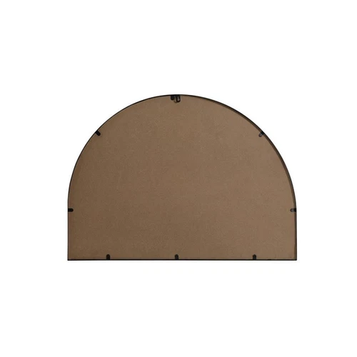 Elegant Decor Ayra 33x24" Arch Modern MDF Wood/Iron Mirror in Black - Picture 4 of 9