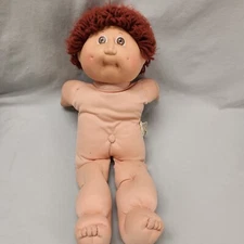 Vtg 1985  Cabbage Patch Kids Doll Brown Hair/Eyes #2 HM Ok Factory.