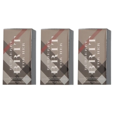 Burberry Brit for Women - EDP Eau de Parfum 50ml - 3x