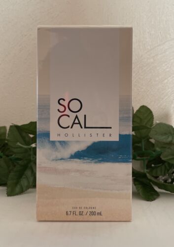SOCAL HOLLISTER 6.7 FL OZ 200 ml EAU DE COLOGNE SO CAL NEW Sealed